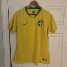 NIKE 2018 BRASIL CBF STADIUM AWAY SOCCER JERSEY 893945-749 WOMENS Large