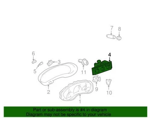 Original GM 1999-2000 Oldsmobile Alero GL GLS GX Control Calentador Y Aire Acondicionado 09375663 Foto 2 de 2