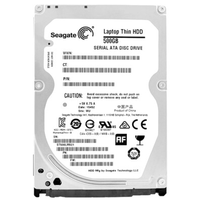 Seagate 500Gb ST500LM021 32MB Cache 7200Rpm Sata III 2,5'' Zoll