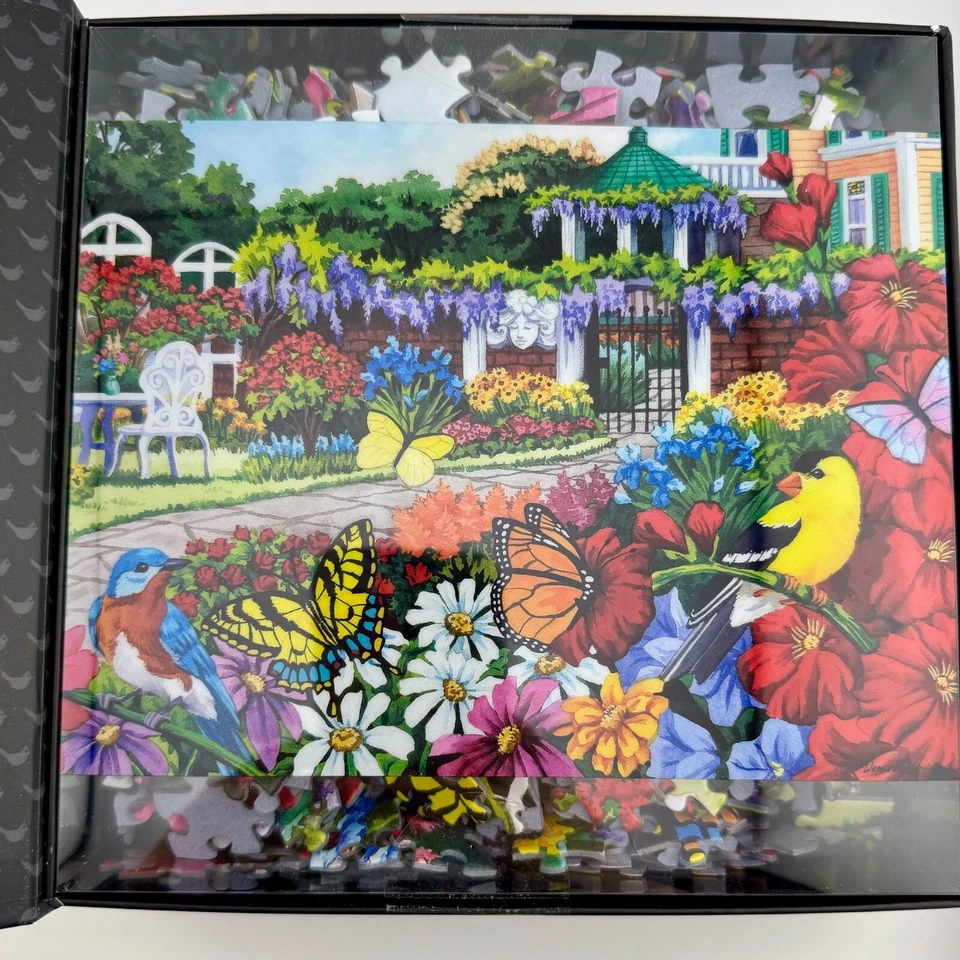 Rompecabezas panorámico Cardinal GLORIOUS GARDEN 750 piezas Foto 3 de 4