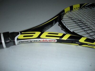 BABOLAT AEROPRO DRIVE PLUS + 100 TENNIS RACQUET 4 3/8 27.5