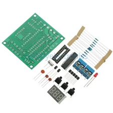 5V DC DIY Kit DS18B20 AT89C2051 Microcontroller Temperature Controller LED Alarm