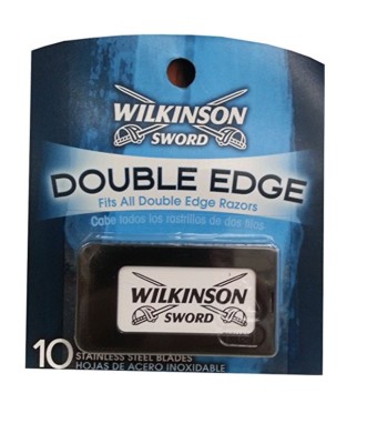 Wilkinson Sword Double Edge Razor Blades, 10 ct.  + Eyebrow Trimmer