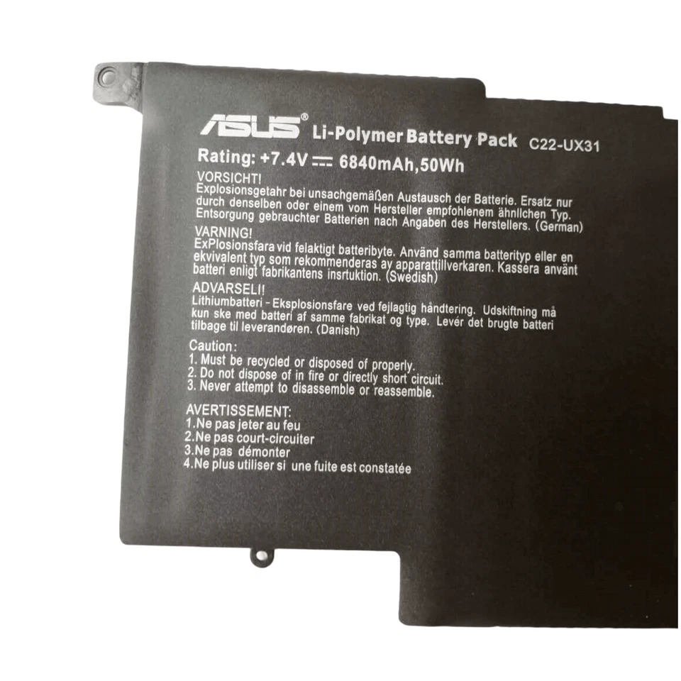Neu Original C22-UX31 Akku für Asus ZenBook UX31 UX31A UX31E C21-UX31 C23-UX31 - Bild 2 von 4