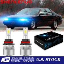 For Caprice 1991-1996 LED Headlight Kit 9004 8000K Blue Bulbs Hi/Low Beam