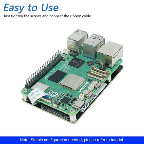 Adaptador Freenove M.2 NVMe para Raspberry Pi 5 SSD HAT Add-on 128GB 256GB 512GB - Imagen 11 de 56