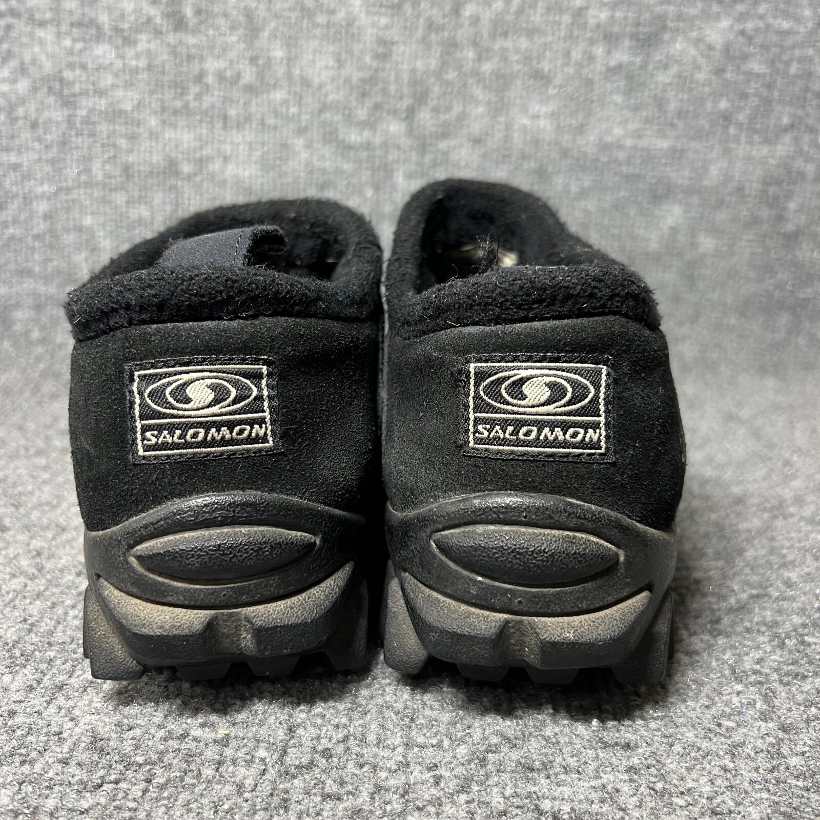 Scarpe da trekking vintage Salomon Contagrip GX da uomo US 8 5 sneakers nere scamosciate zoccoli