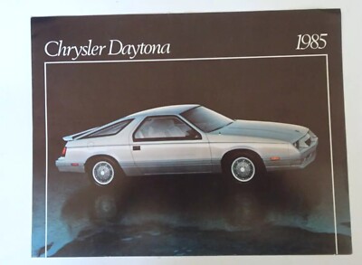 Chrysler Daytona  USA 1985 Prospekt englisch / english
