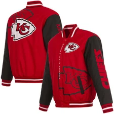 Kansas City Chiefs JH Design Poly-Twill Jacket - Red