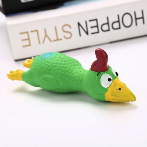 Cute Chicken Shaped Dog Toy Puppy Chew Sound Screaming Pet Squeaky Play Toy