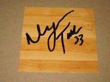 MORGAN TUCK  SIGNED AUTOGRAPHED FLOORBOARD CARD-WNBA SEATTLE STORM UCONN