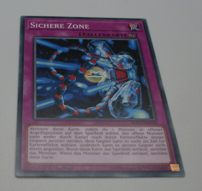 Yu-Gi-Oh Karte - Sichere Zone - Fallenkarte - Yugioh Neu | eBay