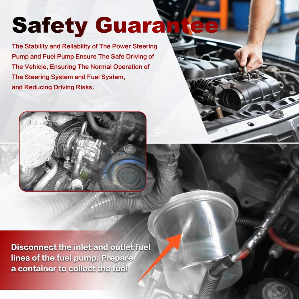 Nueva dirección asistida y bomba de combustible metálica para Mack MP7/MP8-Volvo D11/D13 Stock en EE. UU. Foto 3 de 4