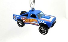 Christmas Ornament for 1987 Dodge D100 Pickup Truck Blue