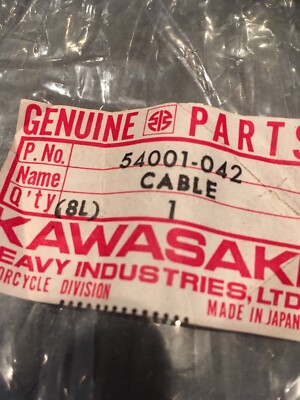 Kawasaki Kh250 Kh400 Triple Speedo Cable 54001-041 NOS for sale
