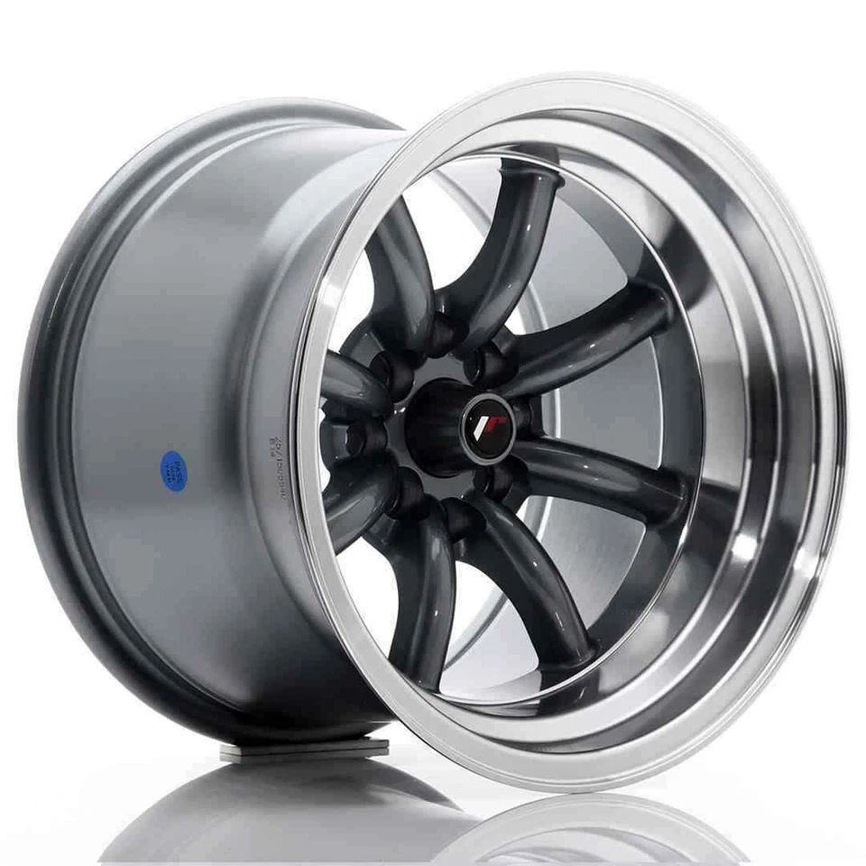 JR WHEELS JR19 15x10,5 ET-32 4x100/114 Gun Metal - Bild 1 von 1