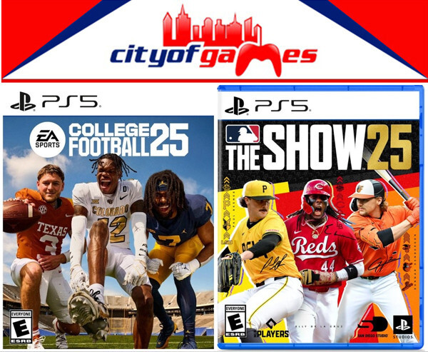 MLB The Show 25 EA SPORTS College Football 25 PS5 Bundle Game Brand New