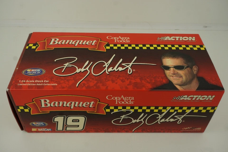 Bobby Labonte 2004 ConAgra Banquet #19 Acción 1:24 Diecast Bank CWB Foto 2 de 4