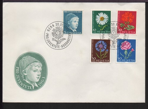 ✔️ Switzerland HELVETIA FDC COVER