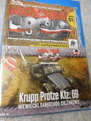 1:72 First to Fight 051 WWII German Krupp Protze Kfz.69 mit Begleitheft OVP Neu 