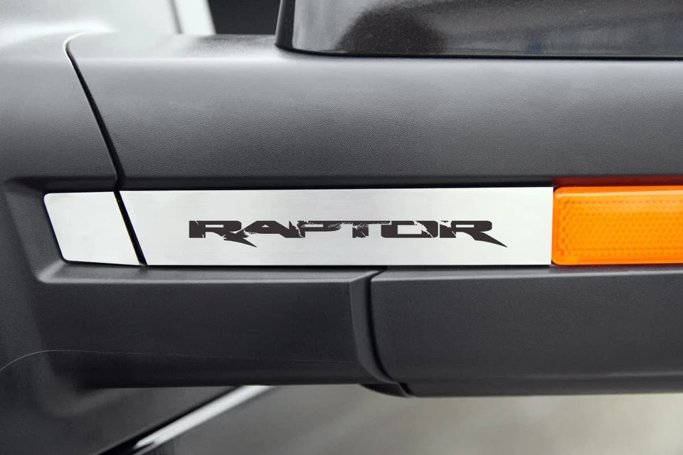 Calcomanías con emblemas de espejos laterales para camioneta Ford F-150 SVT Raptor 2010-2014 2 piezas Foto 4 de 4