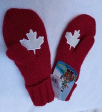 NWT - YOUTH GLOVES - 2010 VANCOUVER OLYMPICS CANADA - ONE SIZE FITS MOST