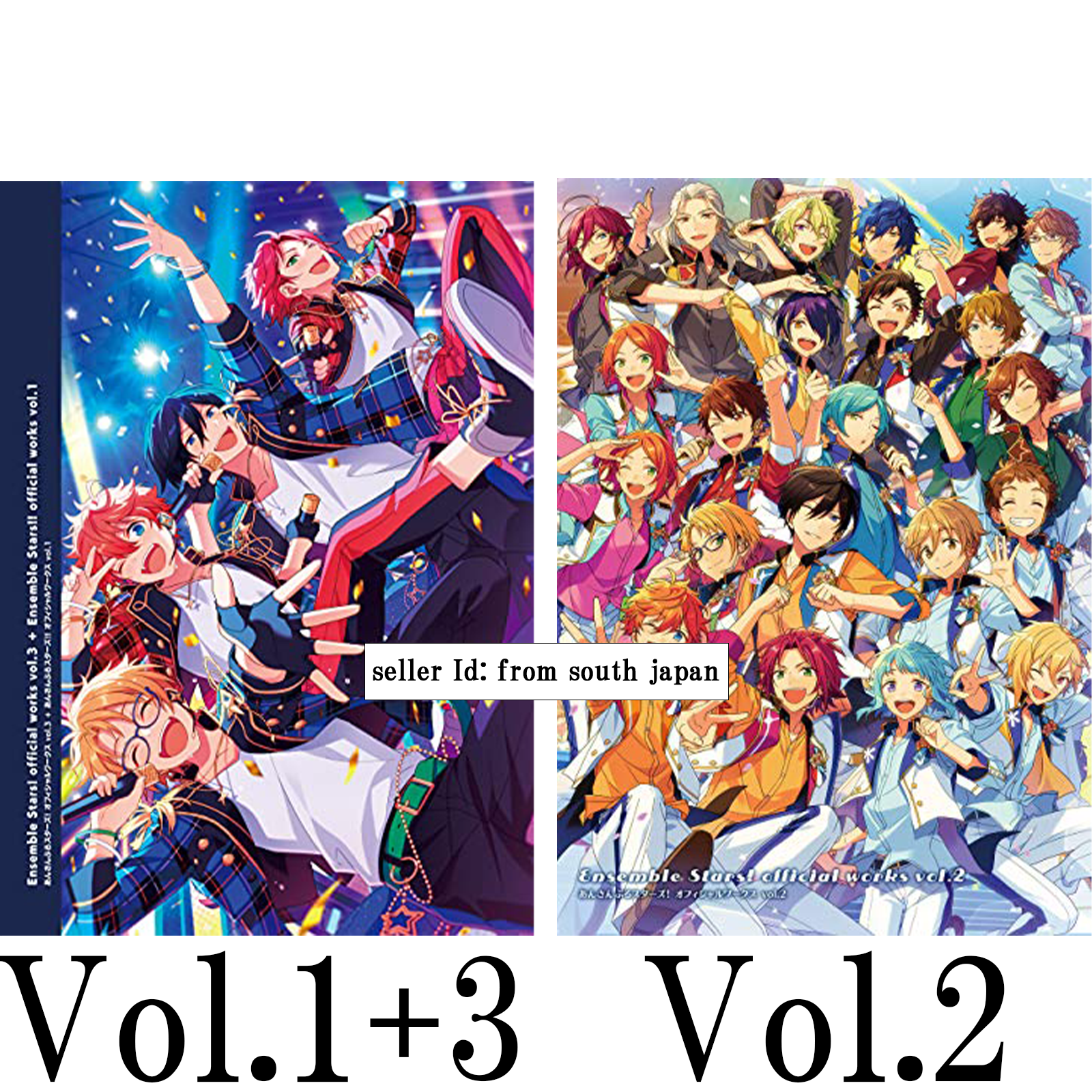 Ensemble Stars Official Works Vol 3 1 Official Works Vol ２ Set Of 2 Books Ebay