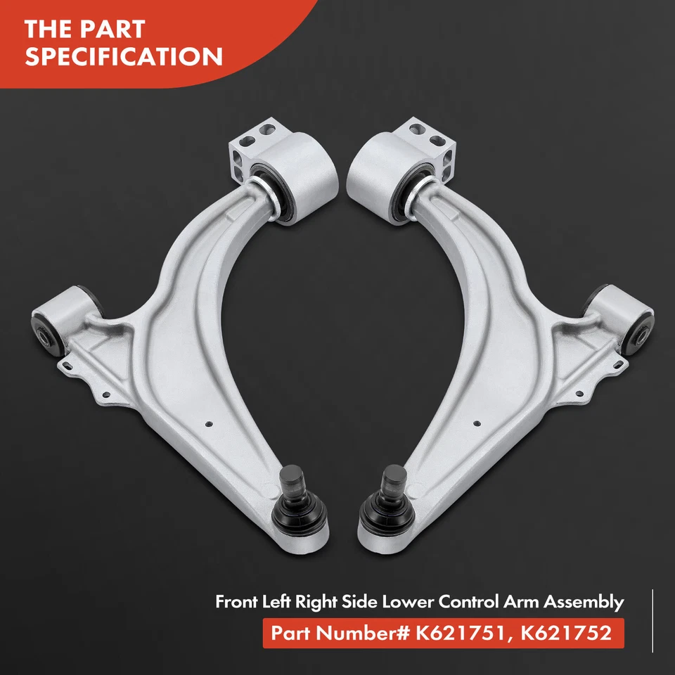 6x Front Control Arm Sway Bar Link Tie Rod End for Chevrolet Cruze Limited Volt - Image 3 of 4