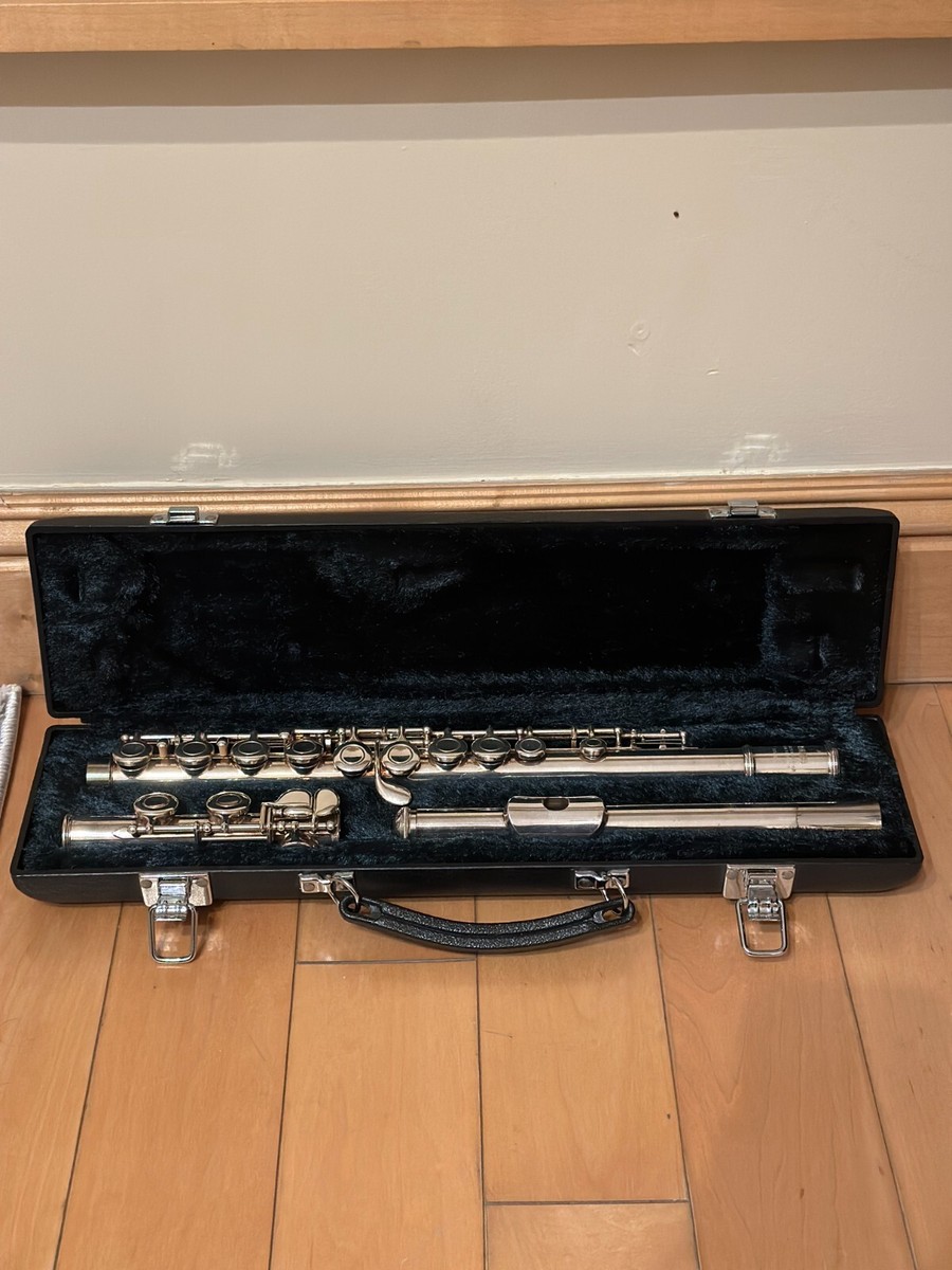 YAMAHA フルート 225SII ケース付き Yamaha 225Sii Silver Plated Flute With Hard Case Made in Japan | eBay