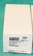 Siemens 52PE2G2A Illuminated Push Pull Mushroom 120VAC Red LED Button Stop
