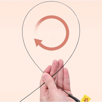 Simulation Bird interactive Cat Toy Funny Feather Bird with Bell Cat Stick 'YH