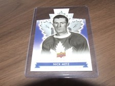 2017/18 UD TORONTO MAPLE LEAFS CENTENNIAL nick metz # 24 dIE CUT 