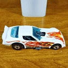Hot Wheels Vintage Loop & Chute Firebird Funny Car White BW Blackwall Mal 1982