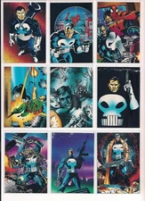 1992 Punisher War Journal Entry Trading Cards  / Choose f List Comic Images bx29