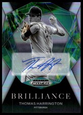 Thomas Harrington 2022 Panini Prizm DP #BR-TH Brilliance Autographs Silver