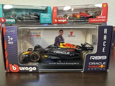1:43 Bburago 2023 F1 Oracle Red Bull Racing RB19 (2023) Max Verstappen #1