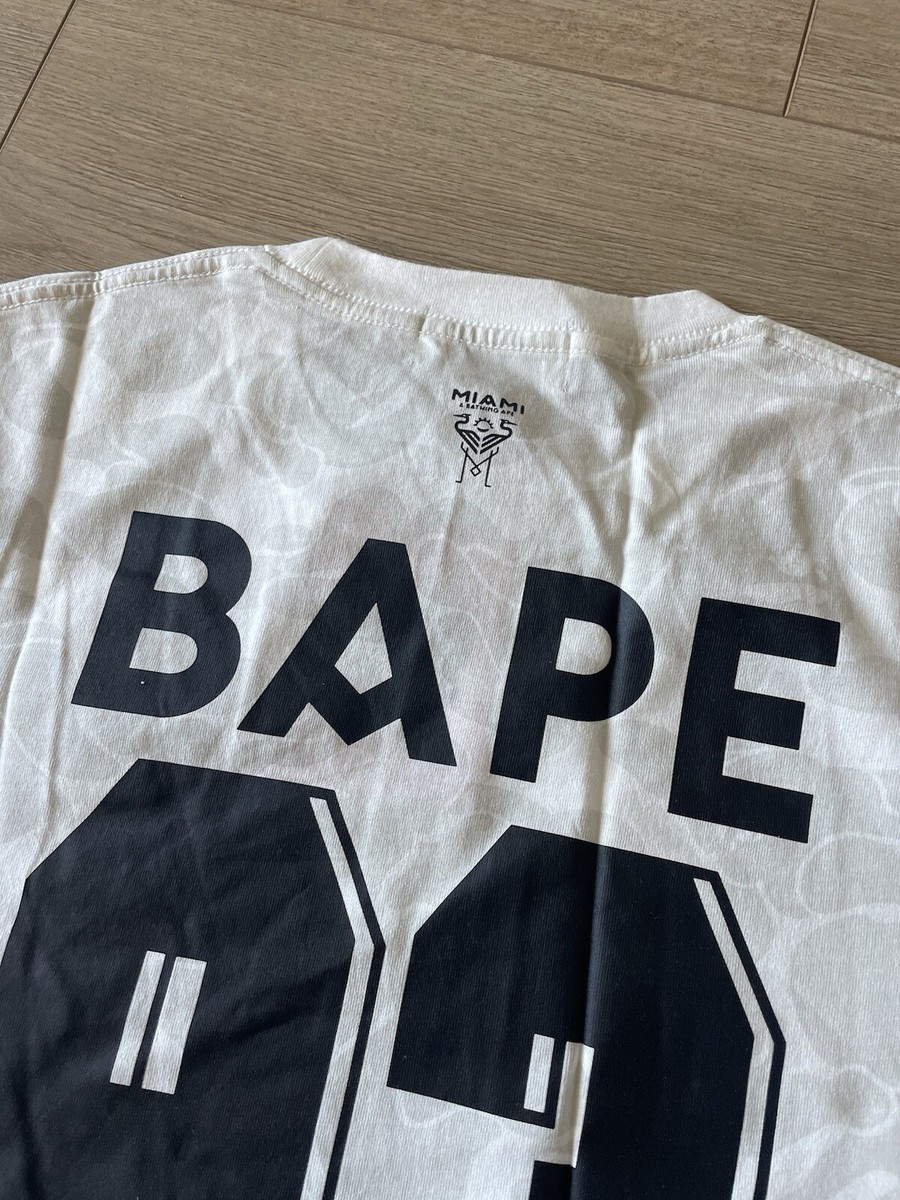 【XLサイズ】インテル・マイアミxアベイシングエイプ Tシャツ BAPE BAPE® x INTER MIAMI CF – us.bape.com