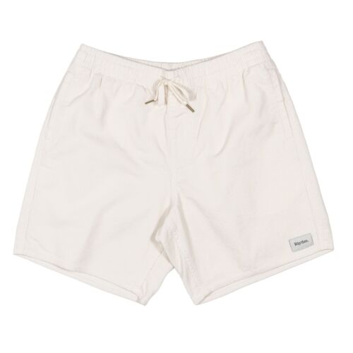 Rhythm Classic Cord Jam Shorts - Vintage White - Picture 1 of 10