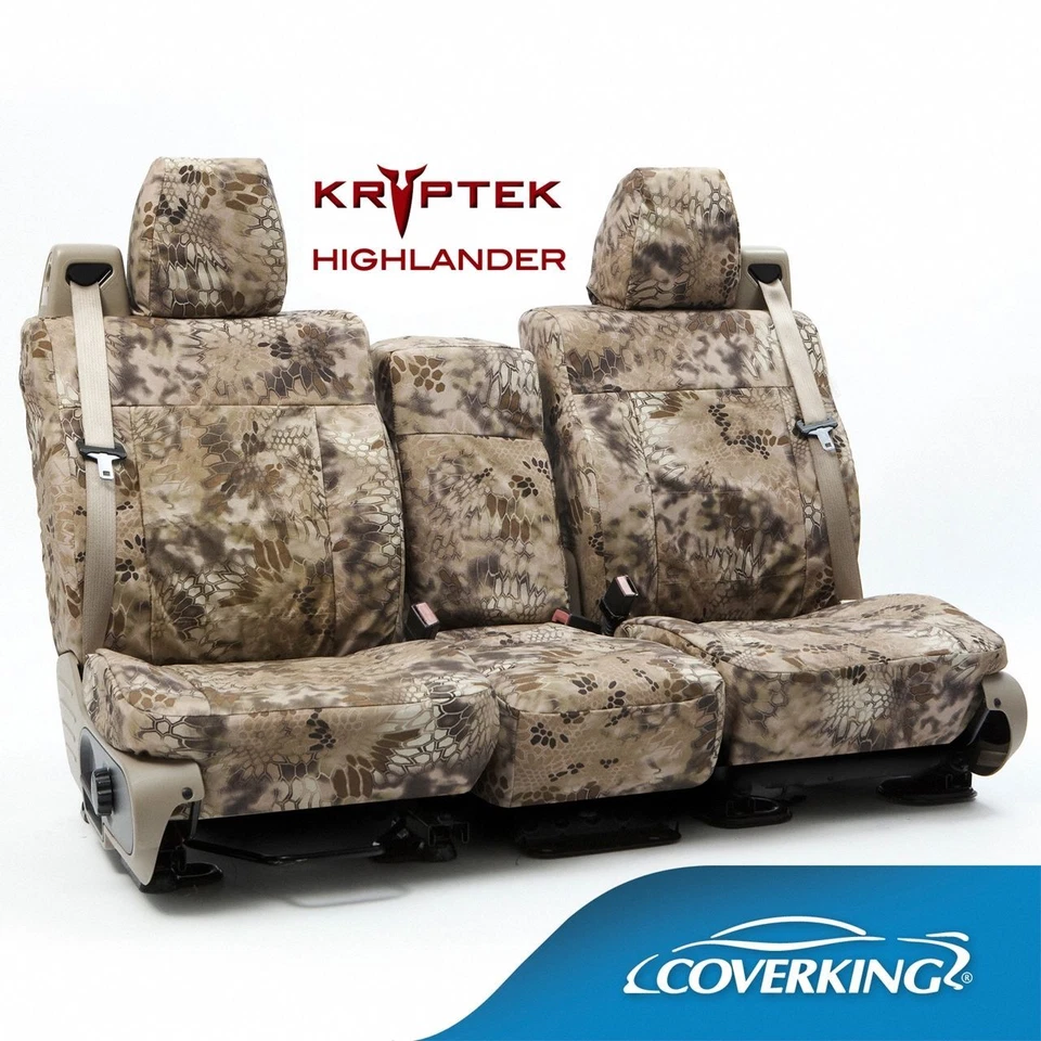 Coverking Kryptek Cordura 弹道座椅套适用于福特 F250 F350 Superduty — 第 2/4 张图片