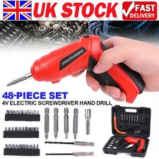 Cordless Drill Electric Screwdriver Rechargeable Small Handheld Drill 48 PCS/SET
