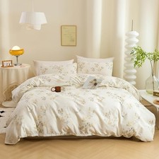 Vintage Wash Painting Floral Duvet Cover Sets Size,3 King Vintage Floral