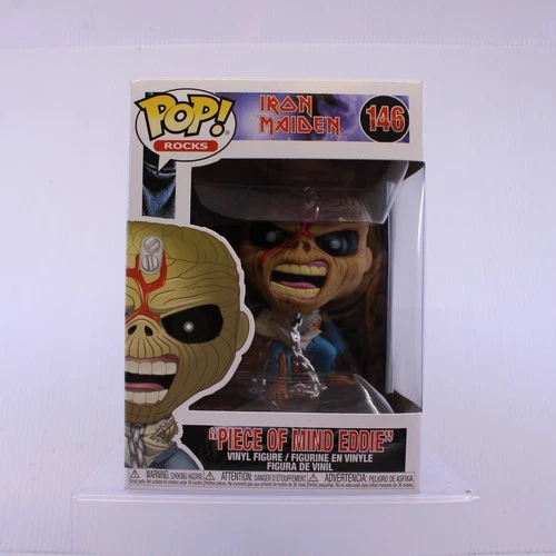F3 Funko Pop Rocks PIECE OF MIND EDDIE Iron Maiden Vinyl Figure 146