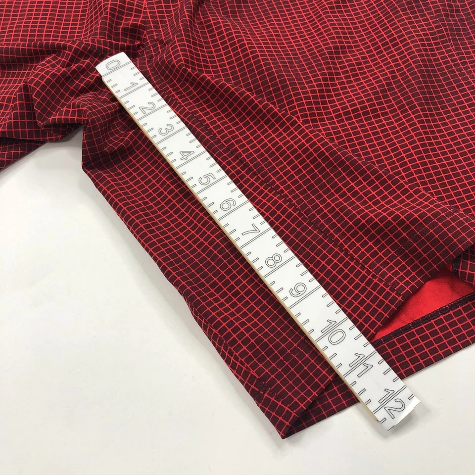 Lululemon Large (Fit 32In) Gym Elastic Waist Athletic 11" Shorts Red MINT - Image 2 of 4