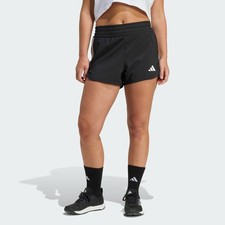 adidas women Pacer Workout Woven High Rise Shorts