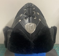 Sombrero otomano Gök-Türk con piel IYI Kayi Boyu colgante cuero talla: XL