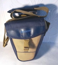 Vintage Retro Cobra Camera Carry Case Satchel Shoulder Bag For SLR Blue