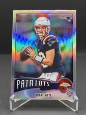 2025 Topps Chrome Football 1975 Throwback Refractor Drake Maye 1975-23 Patriots 