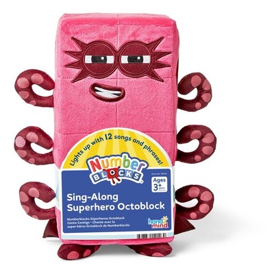 Learning Resources Numberblocks Sing-Along Superhero Octoblock Plüschfigur