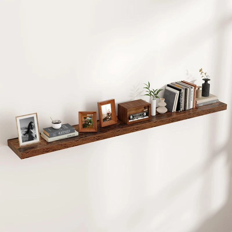 Venusmiles Floating Shelves For Wall Engineered Wood Wall Shelves Invisible