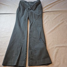 Old Navy Womens 6 Black High Rise Pixie Flare Secret Smooth Pockets Dress Pants